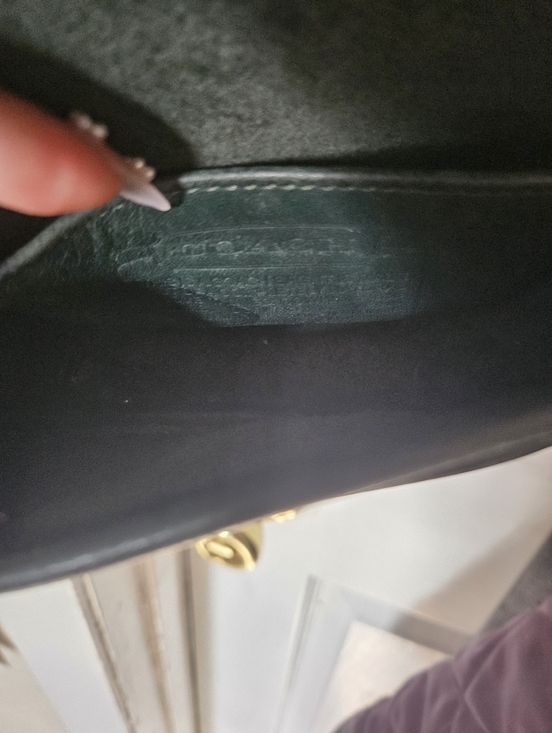 Coach Vintage Dark Green Leather Mini Belt Crossbody Bag with Gold-Tone Snap - Picture 8 of 8